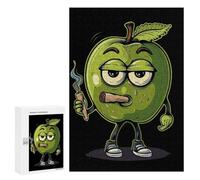 Puzzles pour Adultes Apple Cannabis Puzzles pour Adultes - Jouets À Monter Soi-même, Amusants Et Originaux - Cadeaux Uniques pour Un Anniversaire Ou Noël 300 PCS
