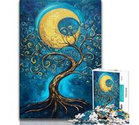 Puzzles pour Adultes Arbre de Vie Puzzles pour Adultes 1000 pièces Jouet éducatif d'apprentissage pour est idéal comme Cadeau pour Toute la Famille 75x50cm