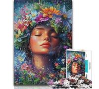 Puzzles pour Adultes Arbre Elfe Fée Puzzles 1000 pièces pour Adultes Adolescents décoration Murale Artistique et idée Cadeau d'anniversaire pour Amis Bureau à Domicile (26x38cm)