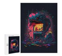 Puzzles pour Adultes Arcade Monster Chaos Puzzle pour Adultes - Jouets Anti-Stress - Une Œuvre d'art - Difficile Et Stimulant 500 PCS