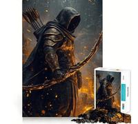 Puzzles pour Adultes Archer Mort-Vivant 1000 pièces Jeu de mémoire Amusant et de Haute précision Découpe Facile Apprentissage Facile Plaisir en Famille (38x26cm)