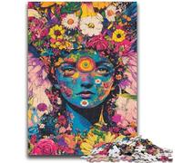 Puzzles pour Adultes Art Girl Difficiles à compléter, mais Amusants et Humoristiques, décoration d'intérieur et Cadeaux Uniques 26 x 38 cm