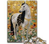 Puzzles pour Adultes Art Licorne Puzzle Adulte, Jeux éducatifs Décoration de la Maison Convient pour la décoration de Bureau (50x75cm)