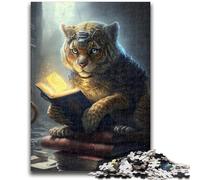 Puzzles pour Adultes Art Tiger 1000 pièces, Jouets éducatifs, Jeux Anti-Stress, Cadeaux d'anniversaire Uniques (75x50cm)