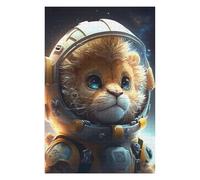 Puzzles pour Adultes Astronaut Space Lion Jeux De Puzzle Relaxants pour Adultes - pour S'amuser en Famille - Cadeaux Uniques pour Un Anniversaire Ou Noël