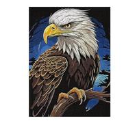 Puzzles pour Adultes Bald Eagle in Nature Puzzles pour Adultes Jeu Manuel Cadeau d'anniversaire Cadeau d'anniversaire, Cadeaux, 52x38cm/1000pcs