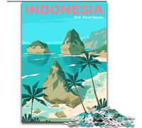 Puzzles pour Adultes Bali Jeux éducatifs Jeu éducatif pour Anniversaire, Noël pour et 14 Ans (50x75cm) 1000 pièces