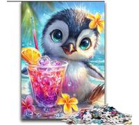 Puzzles pour Adultes Bébé Pingouin 2000 pièces, Jeu Stimulant et éducatif en Famille pour Anniversaire et Noël (70x100cm)