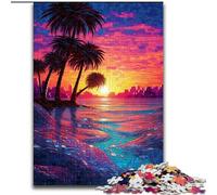 Puzzles pour Adultes Belles plages Paysage Puzzles pour Adultes Taille 38x26cm Idéal pour Les Amoureux, du Nouvel an, de la Saint-Valentin