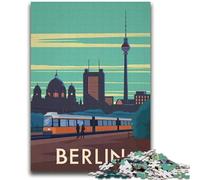 Puzzles pour Adultes Berlin Allemagne Voyage Art 2000 pièces Difficile, Jeux Amusants en Famille Activités Amusantes à la Maison, Cadeau d'anniversaire, Cadeaux de Voyage 2000 pièces (70x100cm)