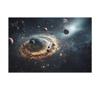 Puzzles pour Adultes Beyond The Horizon Galaxy Jeu De Puzzle Et Casse-tête pour Adultes, Cadeau d'anniversaire Idéal 1000pcs(75x50cm)