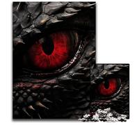 Puzzles pour Adultes Black Dragon Eye14 1 000 pièces Puzzles pour Adultes cassetête à Faire soimême Jeu Familial idéal ou Cadeau décoratif 1 000 pièces (38 x 26 cm)