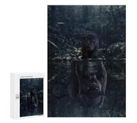 Puzzles pour Adultes Black Panther Mindset Puzzles Anti-Stress pour Adultes - Décoration Parfaite - Difficile Et Stimulant 300 PCS