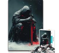 Puzzles pour Adultes Blood Red Knight 2000 pièces, Difficiles, aident Le Cerveau à exercer des Jouets addictifs pour cultiver la Patience, Excellent Cadeau 70x100cm