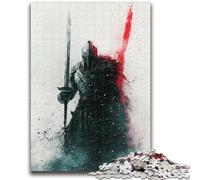 Puzzles pour Adultes Blood Red Knight Puzzles pour Adultes, Apprentissage éducatif pour est idéal comme Cadeau pour Toute la Famille (50x75cm)