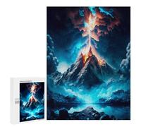 Puzzles pour Adultes Blue Volcano Puzzles pour Adultes, Jouet, Décoration Murale, Décoration Intérieure, Idéal comme Cadeau 500 PCS