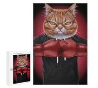 Puzzles pour Adultes Boxer Orange Cat Puzzles pour Adultes, Jouet, Décoration Murale, Décoration Intérieure, Idéal comme Cadeau 1000 PCS