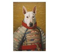 Puzzles pour Adultes Bull Terrier The Samurai Puzzle pour Adultes, Jouet, Décoration Murale, pour Les Amis Et La Famille 1000pcs(75x50cm)