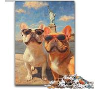 Puzzles pour Adultes Bulldog prenant Un Selfie 2000 pièces, Jeux éducatifs et Difficiles, décoration d'intérieur, Cadeaux Uniques (70x100cm)