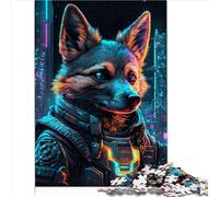 Puzzles pour Adultes Cadeaux Chien Humain Puzzles de 1000 pièces pour Adultes Puzzle Premium 100% Planche recyclée pour Adultes et Enfants de 10 Ans et Plus Idées Cadeaux (26 x 38 cm)