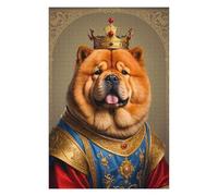 Puzzles pour Adultes Chow Chow Dog King Puzzles pour Adultes : Jeux Relaxants, Défis Difficiles, Cadeaux d'anniversaire Et Cadeaux Uniques 75x50cm/1000pcs