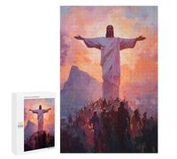 Puzzles pour Adultes Christ in The Sky Puzzle pour Adolescents Améliore La Mémoire Difficile Et Stimulant Idéal comme Cadeau 1000 PCS