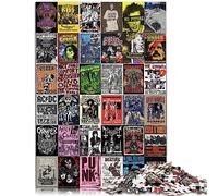 Puzzles pour Adultes Collage Vintage 1000 pièces Puzzles pour Adultes pour Adultes Cadeaux Puzzles en Carton Grands Cadeaux pour Noël Taille : 26x38cm