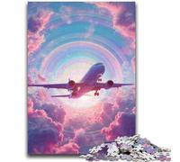 Puzzles pour Adultes Color Plane 1000 pièces, Jouets éducatifs, Jeux Anti-Stress, Cadeaux d'anniversaire Uniques (75x50cm)
