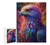 Puzzles pour Adultes Colorful Eagle Fantasy Artwork Puzzles pour Adolescents Cadeau d'anniversaire Stimule Le Cerveau Jeu Stimulant Cadeaux 500 PCS