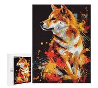 Puzzles pour Adultes Colorful Fox Art Print-9 Puzzles pour Adultes : Anti-Stress, Difficile Et Stimulant, pour des Soirées Jeux en Famille 500 PCS