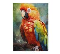 Puzzles pour Adultes Colorful Macaw Parrot Art Puzzle pour Adultes, Décoration Murale, Découpe De Précision, Cadeaux d'anniversaire Et Cadeaux Uniques 1000pcs(52x38cm)