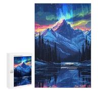 Puzzles pour Adultes Colorful Mountain Reflections Puzzles pour Adolescents : Améliorent La Mémoire. Chaque Pièce Est Unique - Jouets Et Jeux Éducatifs 1000 PCS