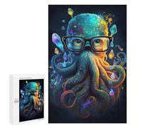 Puzzles pour Adultes Colorful Octopus Art Print-10 Puzzles pour Adolescents Cadeau d'anniversaire Stimule Le Cerveau Jeu Stimulant Cadeaux 1000 PCS