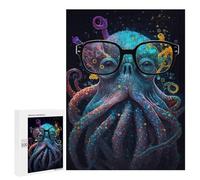 Puzzles pour Adultes Colorful Octopus Art Print-11 Puzzle pour Adolescents Améliore La Mémoire Difficile Et Stimulant Idéal comme Cadeau 500 PCS