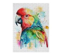 Puzzles pour Adultes Colorful Parrot Painting Puzzle pour Adultes, Jouet, Décoration Murale, Cadeau d'anniversaire Amusant Et Humoristique, Cadeaux, 1000pcs(52x38cm)
