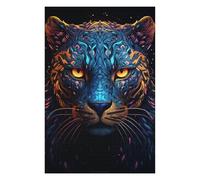Puzzles pour Adultes Colorful Tiger Portrait Artwork Puzzles pour Adultes Jeu Manuel Une Œuvre d'art Cadeaux Uniques pour Un Anniversaire Et Noël