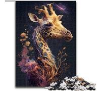 Puzzles pour Adultes Conte de fées Girafe Puzzles en Carton Taille 26x38cm Décoration d'intérieur Jeu de réflexion pour Adolescents et Interaction familiale