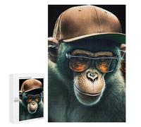 Puzzles pour Adultes Cool Monkey Puzzles pour Adultes, Jouet, Décoration Murale, Décoration Intérieure, Idéal comme Cadeau 1000 PCS