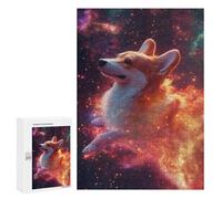 Puzzles pour Adultes Cosmic Corgi Adventure-7 Puzzle pour Adolescents Améliore La Mémoire Difficile Et Stimulant Idéal comme Cadeau 300 PCS