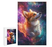 Puzzles pour Adultes Cosmic Corgi Adventure-8 Puzzle pour Adolescents Améliore La Mémoire Difficile Et Stimulant Idéal comme Cadeau 1000 PCS