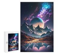 Puzzles pour Adultes Cosmic Everest Reflection Puzzle pour Adultes - Jouets Anti-Stress - Une Œuvre d'art - Difficile Et Stimulant 1000 PCS