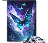 Puzzles pour Adultes Cosmic Galaxy Butterfly 2000 pièces, Jeux éducatifs et Difficiles, Jouets à Faire soi-même avec Affiche et fiche de Questions-réponses pour Les 14 Ans et Plus (70x100cm)