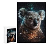 Puzzles pour Adultes Cosmic Koala Portrait Puzzles pour Adolescents : Améliorent La Mémoire. Chaque Pièce Est Unique - Jouets Et Jeux Éducatifs 300 PCS