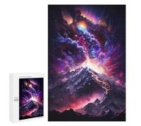 Puzzles pour Adultes Cosmic Mountain Aurora-1 Puzzles pour Adultes : Anti-Stress, Difficile Et Stimulant, pour des Soirées Jeux en Famille 1000 PCS