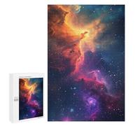 Puzzles pour Adultes Cosmic Nebula Galaxy-4 Puzzle pour Adolescents Améliore La Mémoire Difficile Et Stimulant Idéal comme Cadeau 1000 PCS