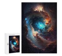 Puzzles pour Adultes Cosmic Nebula Galaxy-5 Puzzles pour Adolescents Cadeau d'anniversaire Stimule Le Cerveau Jeu Stimulant Cadeaux 300 PCS