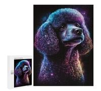 Puzzles pour Adultes Cosmic Poodle Art Print-10 Puzzle pour Adolescents Améliore La Mémoire Difficile Et Stimulant Idéal comme Cadeau 500 PCS
