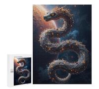 Puzzles pour Adultes Cosmic Serpent Puzzles pour Adultes - Décoration Murale - Cadeaux Souvenirs pour Vos Proches 500 PCS