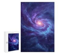 Puzzles pour Adultes Cosmic Spiral Galaxy Puzzles pour Adolescents Cadeau d'anniversaire Stimule Le Cerveau Jeu Stimulant Cadeaux 1000 PCS