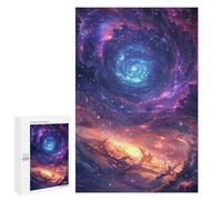 Puzzles pour Adultes Cosmic Swirl Galaxy-1 Puzzles pour Adolescents : Améliorent La Mémoire. Chaque Pièce Est Unique - Jouets Et Jeux Éducatifs 1000 PCS